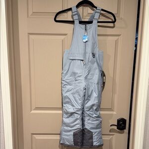 Kids light blue unisex Snow Bib Overalls